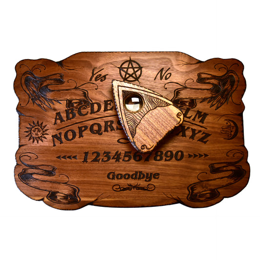Ouija Board - Beatus Lignum Elegant Wood - Hand Burned