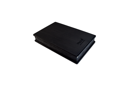 Coffret livre noir crâne