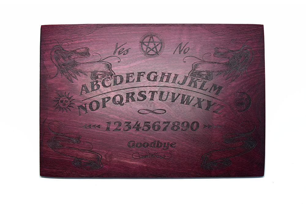 Ouija Board - Beatus Lignum Purple Heart Book Model