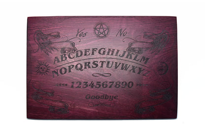 Ouija Board - Beatus Lignum Purple Heart Book Model