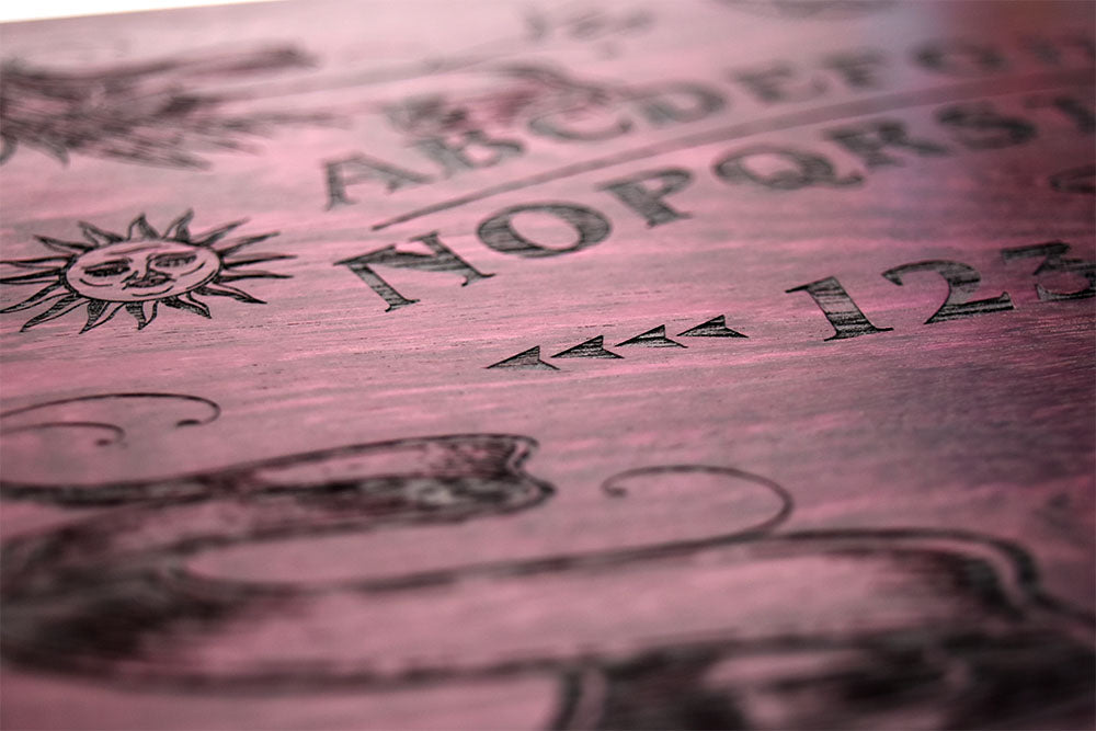 Ouija Board - Beatus Lignum Purple Heart Book Model