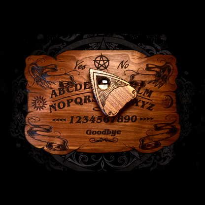 Ouija Board - Beatus Lignum Elegant Wood - Hand Burned
