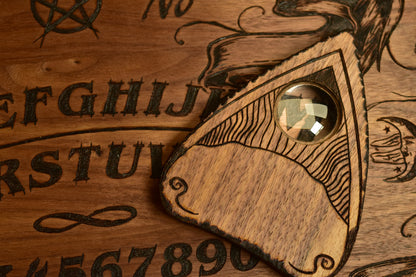 Ouija Board - Beatus Lignum Elegant Wood - Hand Burned
