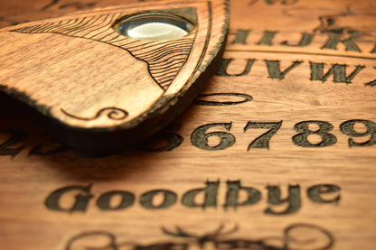 Ouija Board - Beatus Lignum Elegant Wood - Hand Burned